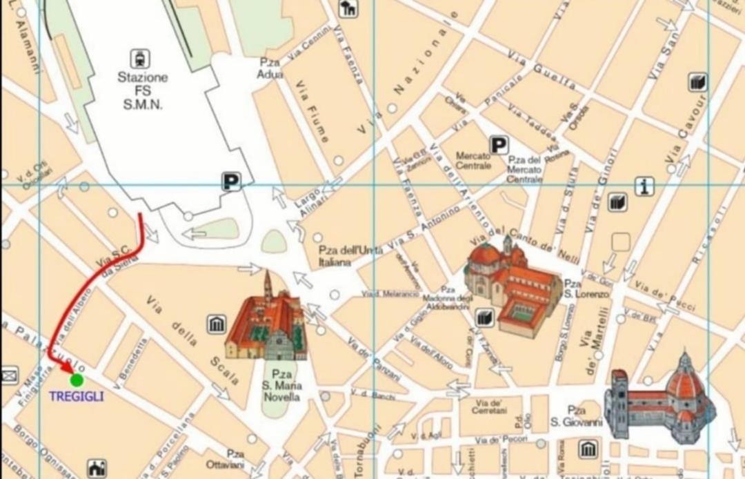 Tre Gigli Firenze Apartment, 5 Minutes From Station, Via Palazzuolo 55 Dış mekan fotoğraf
